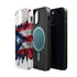 Puerto Rican Flag Paint Splash Design 17-13 - Magnetic Compatible