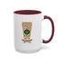 Coffee Word Art Mug — 15oz Typography Coffee Cup