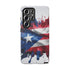 Phone Case For Samsung- Paint Splash Puerto Rican Flag