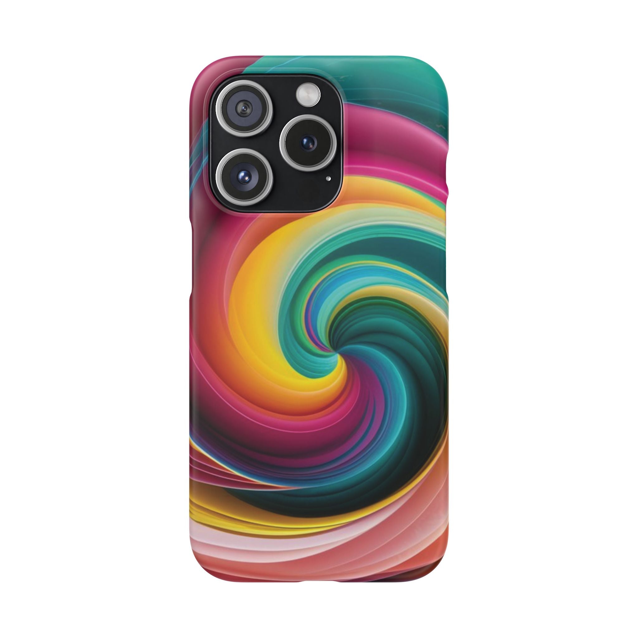 Colorful Abstract Swirl Phone Case I phone 18-13