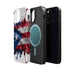 Puerto Rican Flag Paint Splash Design 17-13 - Magnetic Compatible