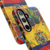Phone Case, Ecuadorian Flag Paint Splash Design For Samsung And Google Pixel