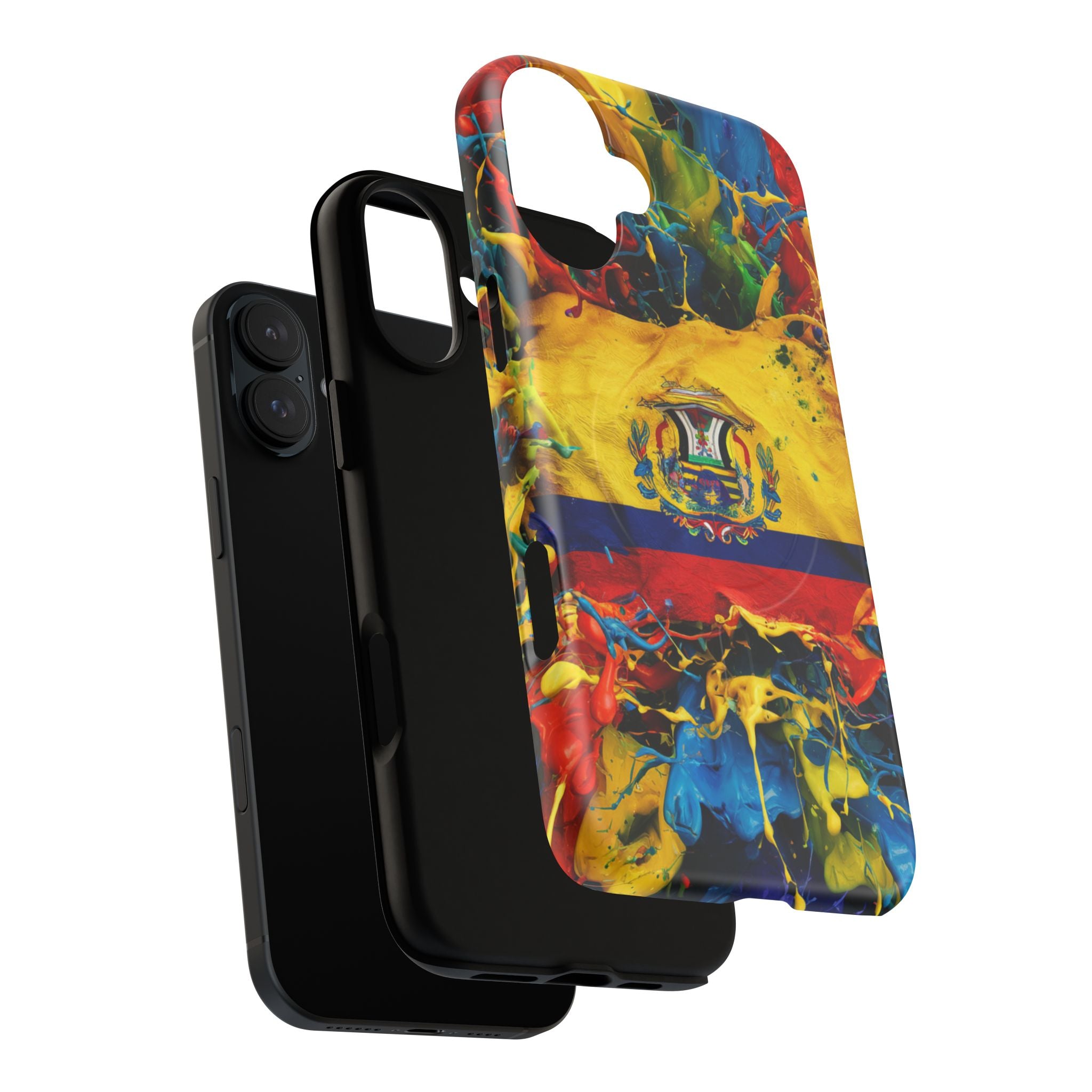 Paint Splash Phone Case, Ecuadorian design fits Iphone 14-16