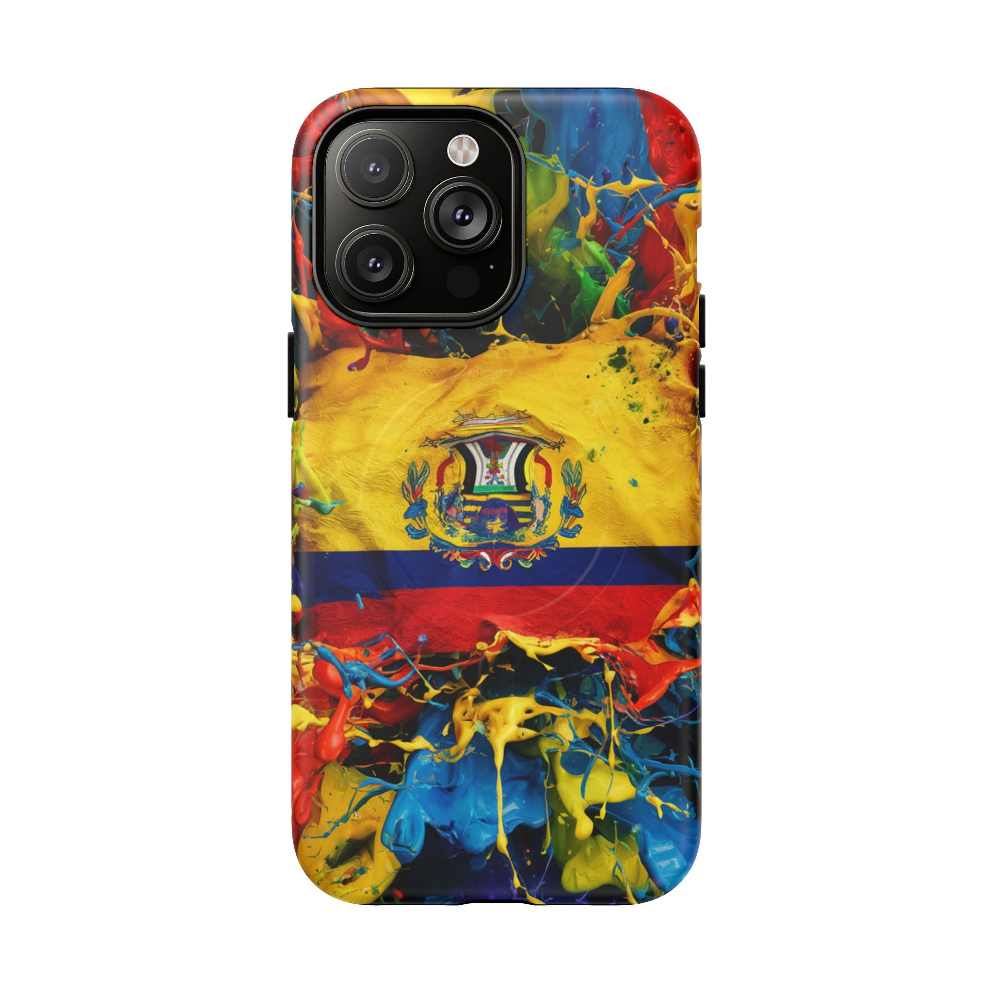 Paint Splash Phone Case, Ecuadorian design fits Iphone 14-16