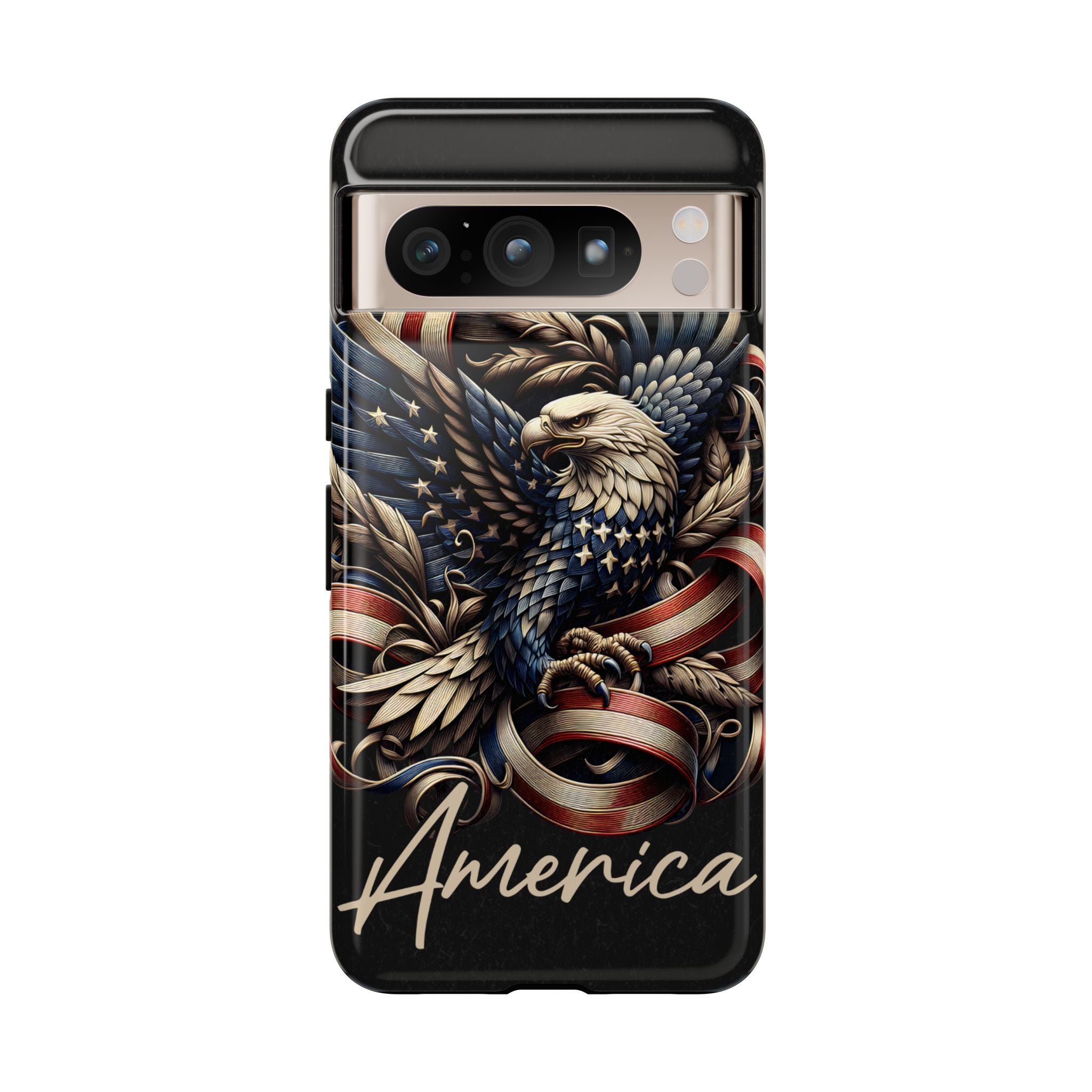 Phone Case - Patriotic American Eagle Design