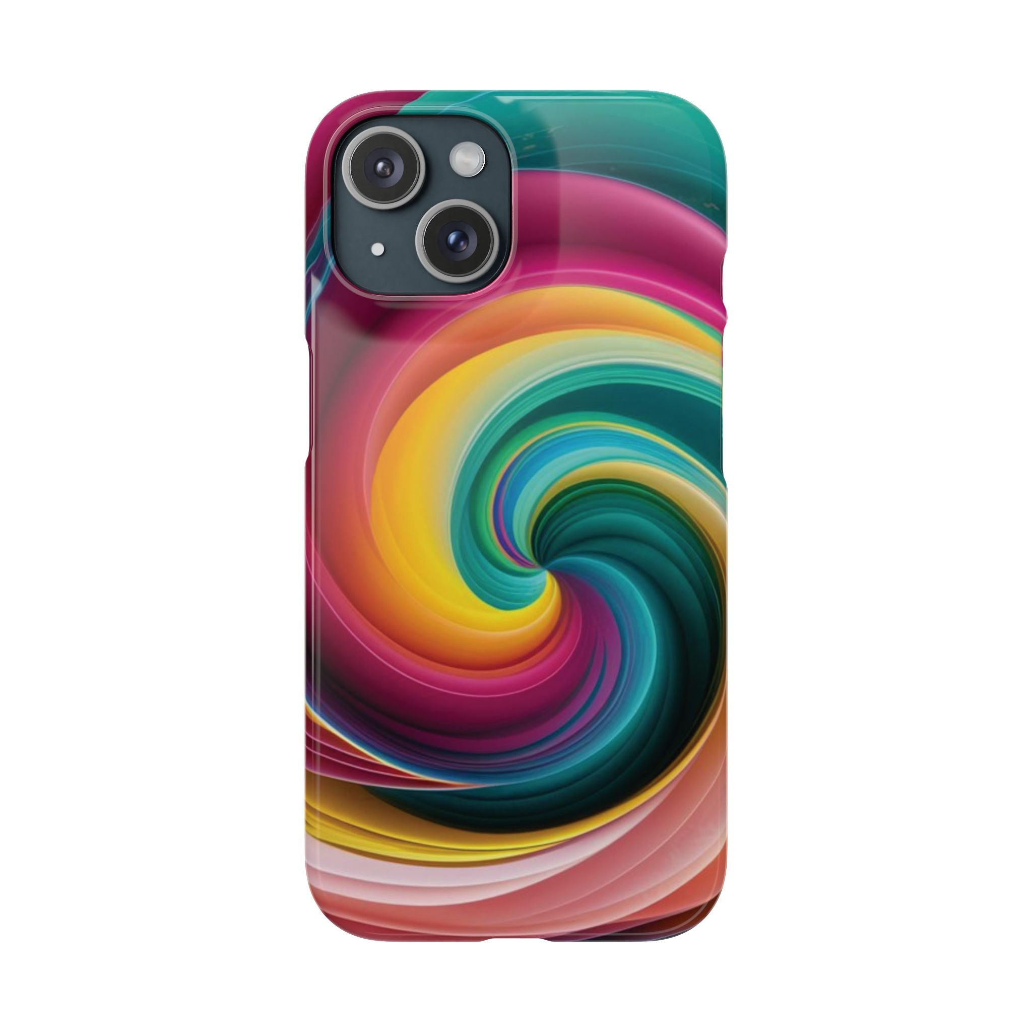 Colorful Abstract Swirl Phone Case I phone 18-13
