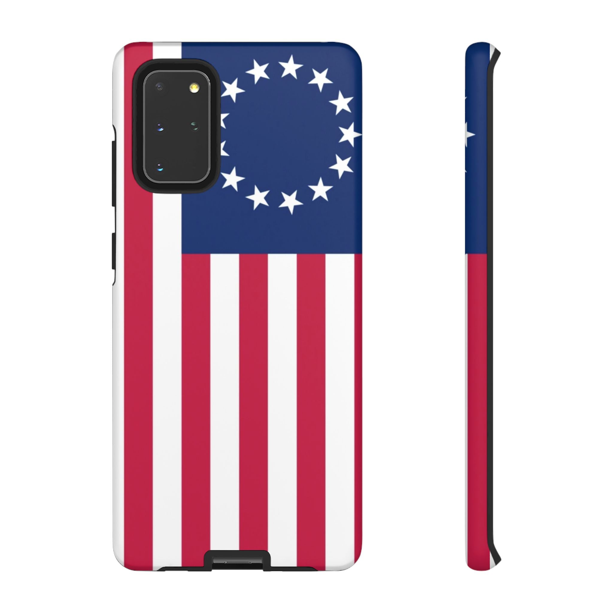 Betsy Ross Flag Tough Phone Case — Patriotic 13-Star American Protective Cover