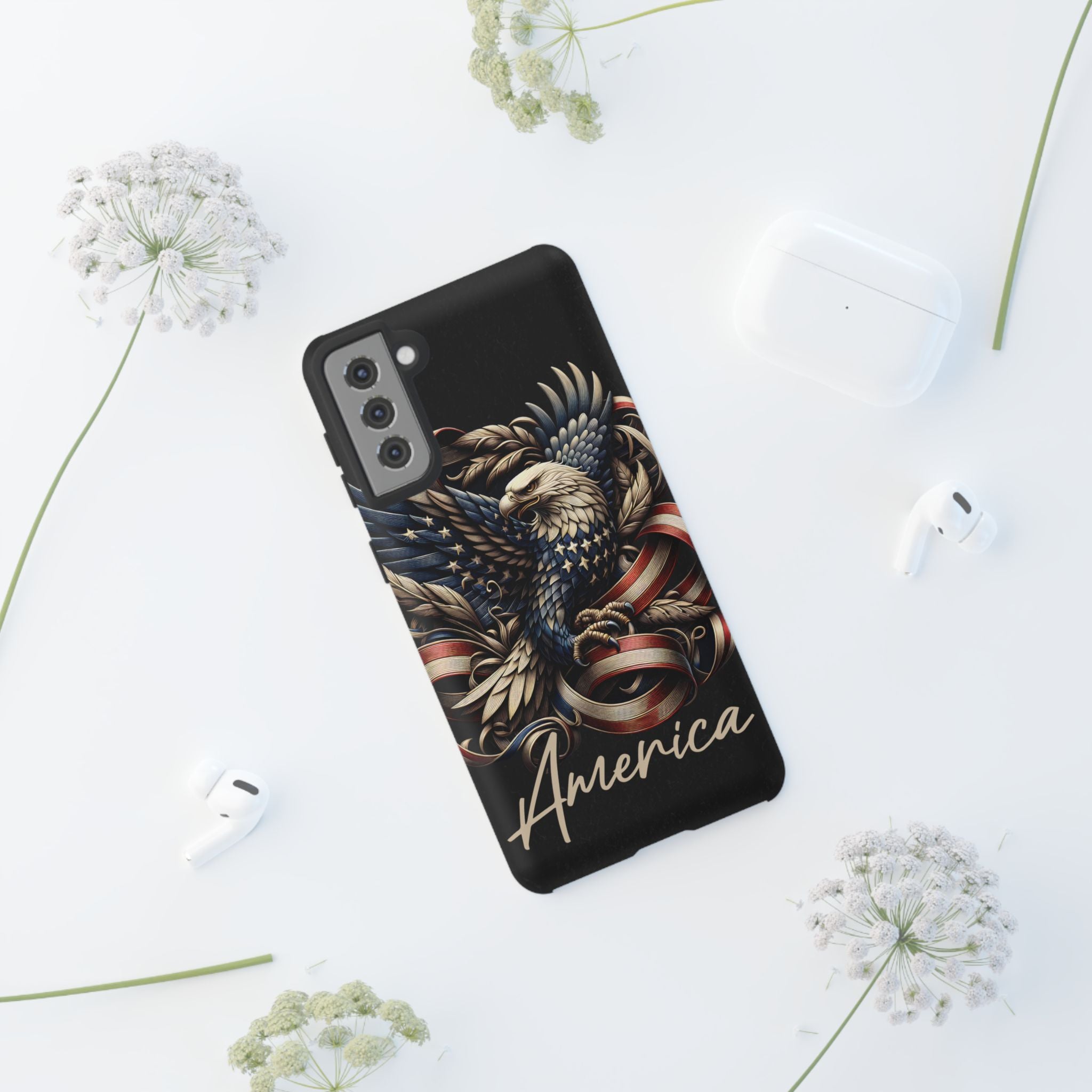 Phone Case - Patriotic American Eagle Design