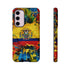 Phone Case, Ecuadorian Flag Paint Splash Design For Samsung And Google Pixel