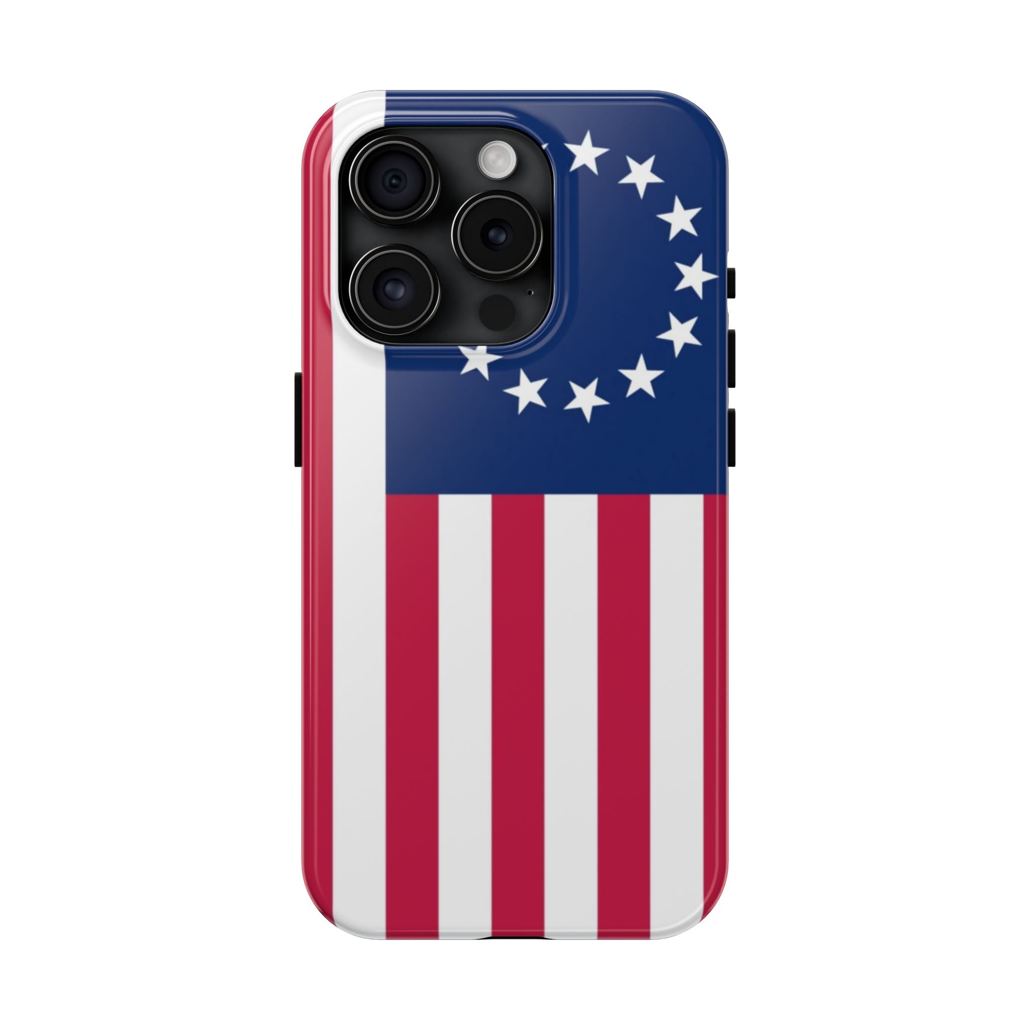 Betsy Ross Flag Tough Phone Case — Vintage 13-Star American Patriotic Cover