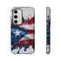 Phone Case For Samsung- Paint Splash Puerto Rican Flag