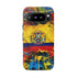 Phone Case, Ecuadorian Flag Paint Splash Design For Samsung And Google Pixel