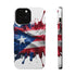 Puerto Rican Flag Paint Splash Design 17-13 - Magnetic Compatible