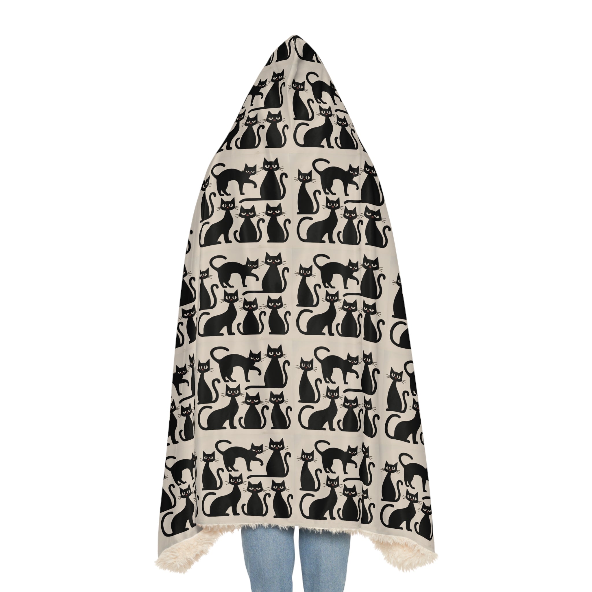 Cat Hooded Blanket