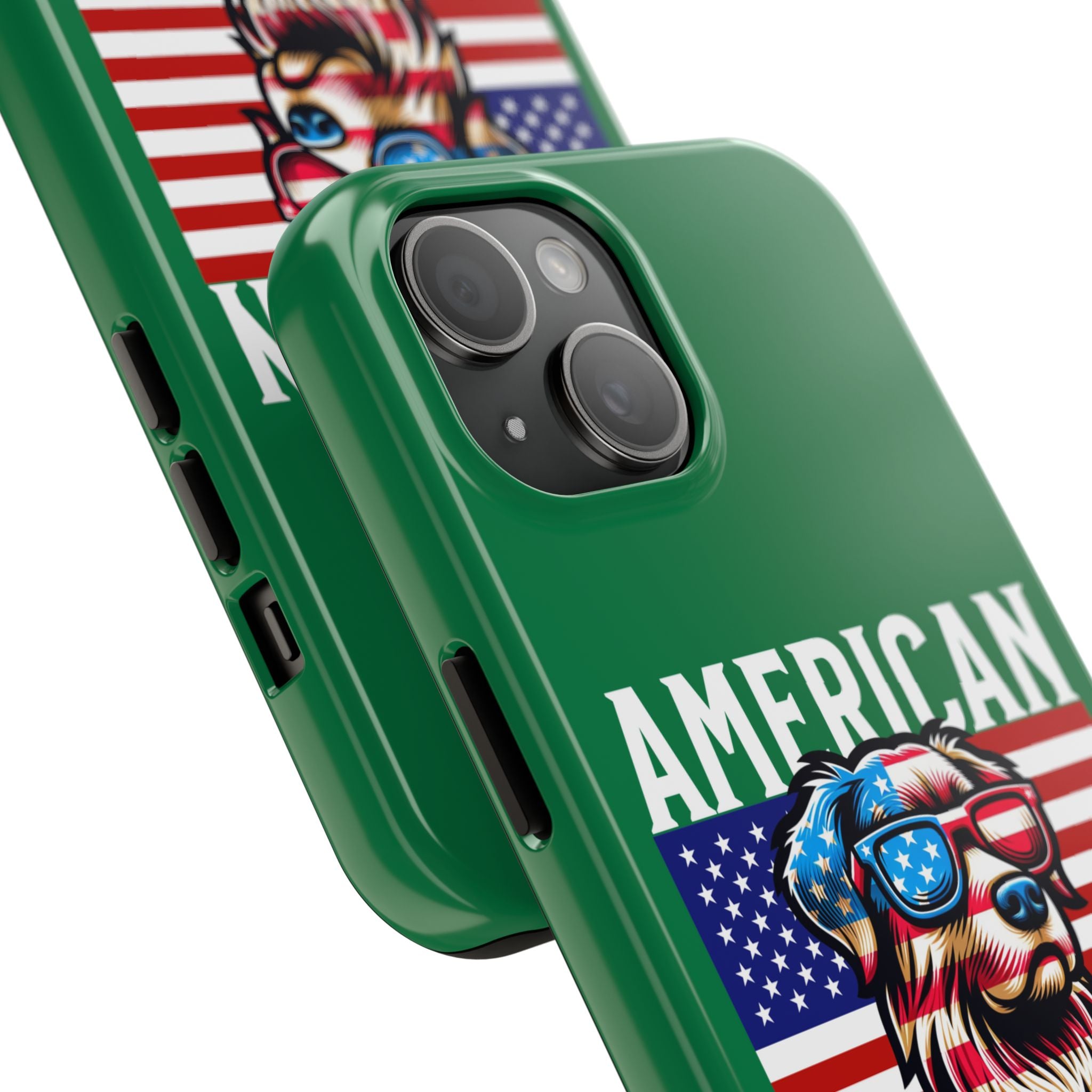 American Dog Flag Tough Phone Case — Patriotic USA Phone Case