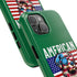 American Dog Flag Tough Phone Case — Patriotic USA Phone Case