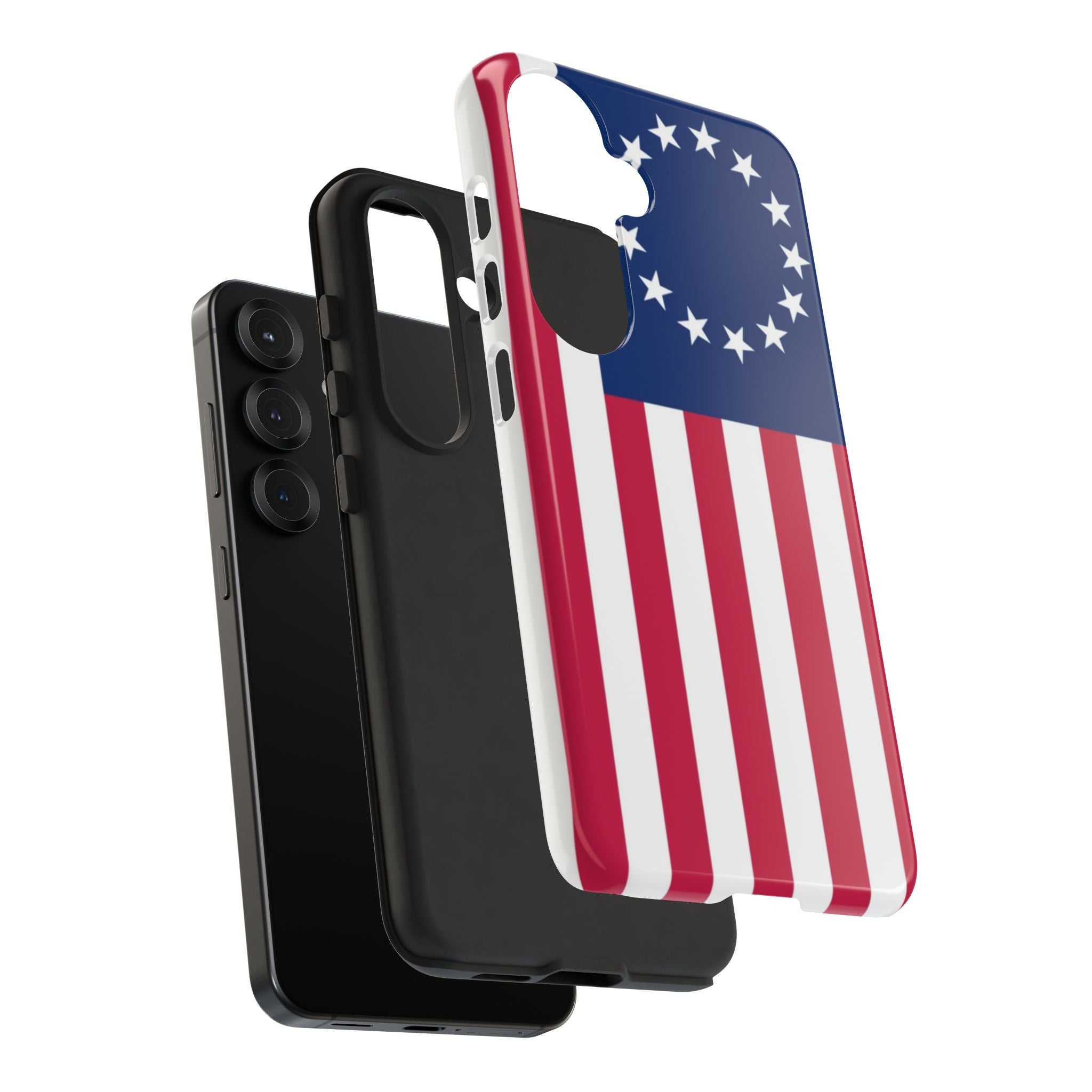 Betsy Ross Flag Tough Phone Case — Patriotic 13-Star American Protective Cover