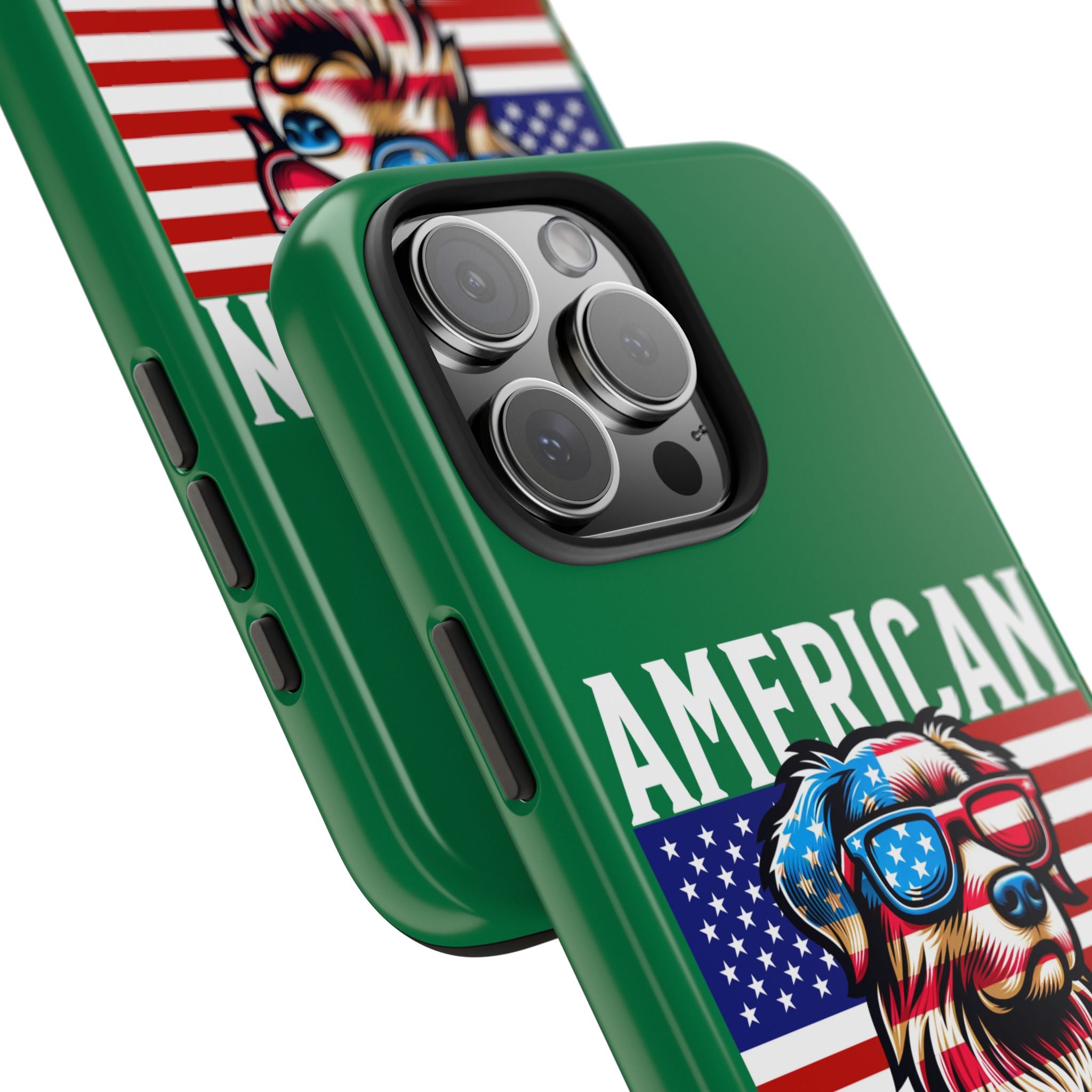 American Dog Flag Tough Phone Case — Patriotic USA Phone Case