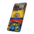 Phone Case, Ecuadorian Flag Paint Splash Design For Samsung And Google Pixel