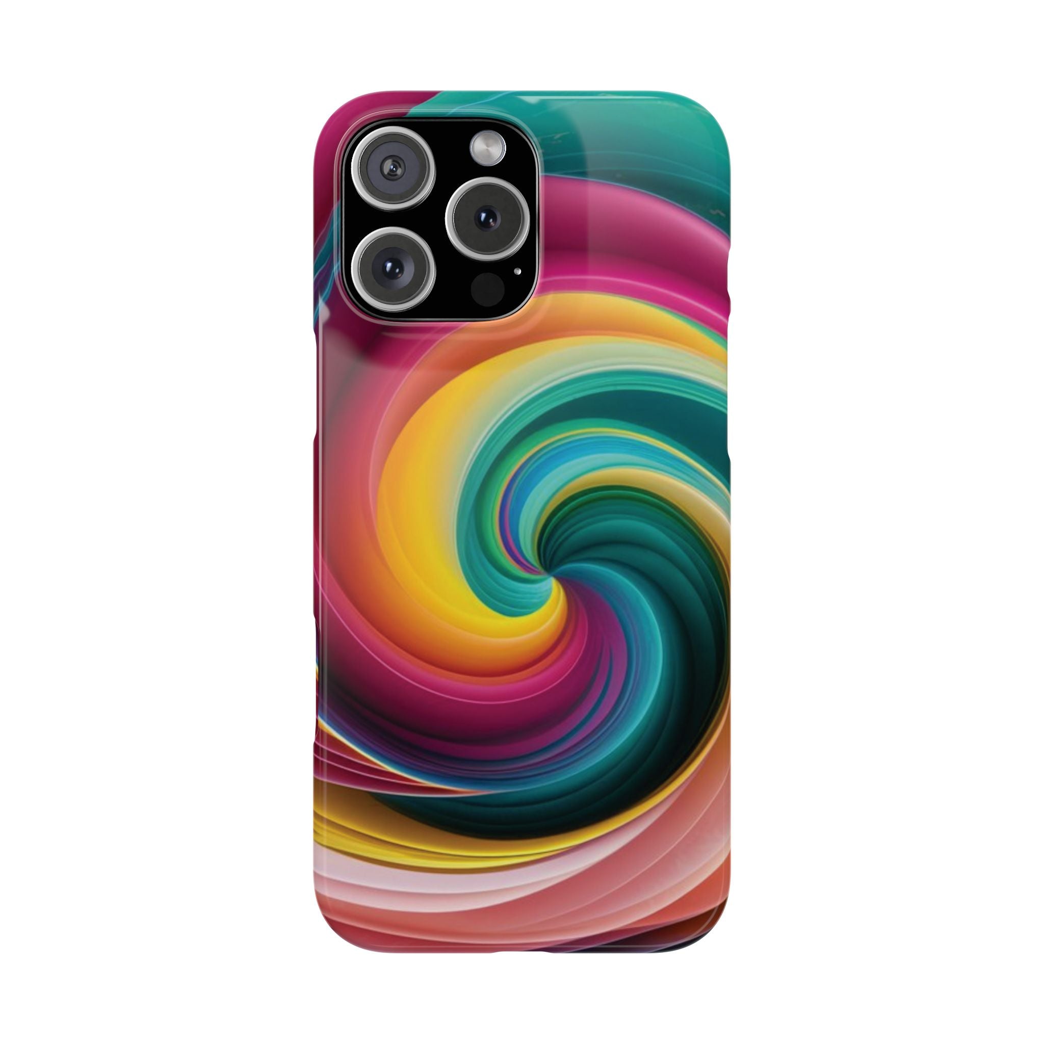 Colorful Abstract Swirl Phone Case I phone 18-13