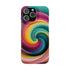 Colorful Abstract Swirl Phone Case I phone 18-13