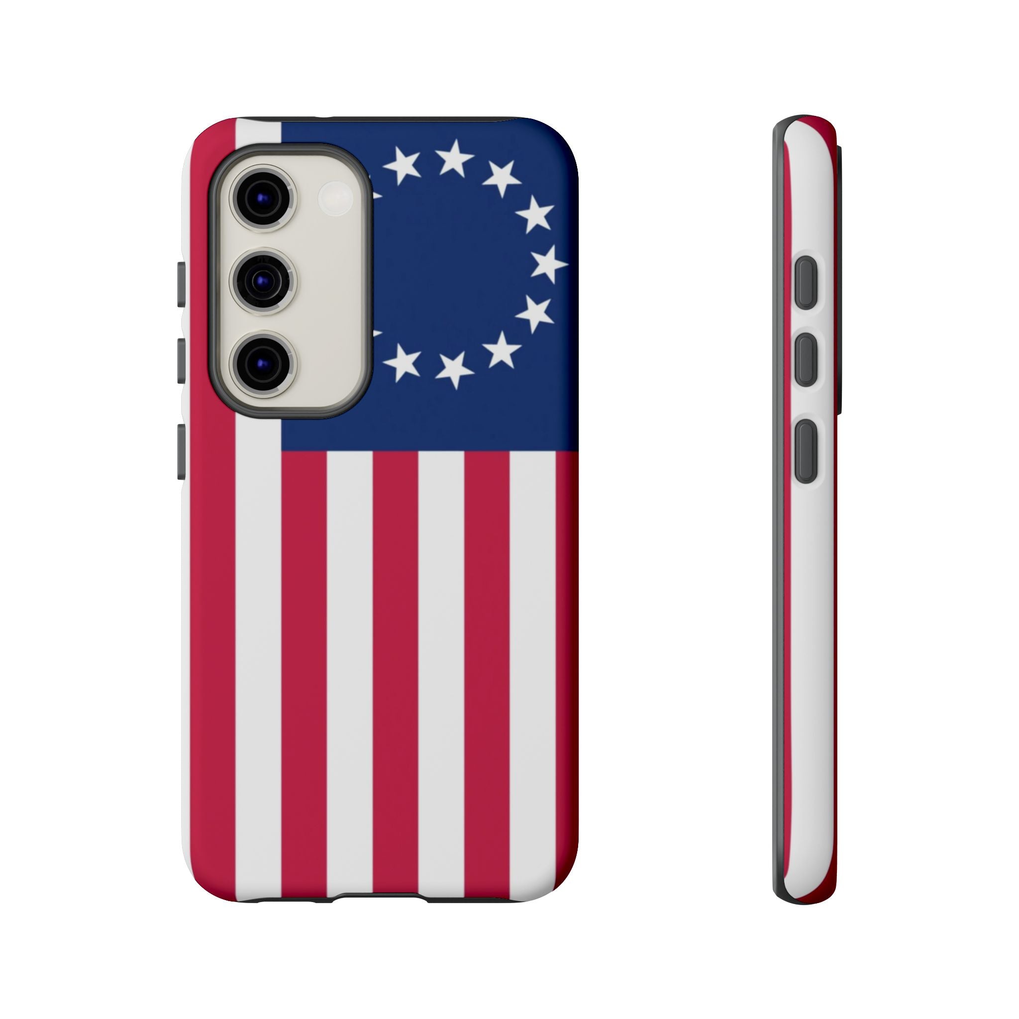 Betsy Ross Flag Tough Phone Case — Patriotic 13-Star American Protective Cover