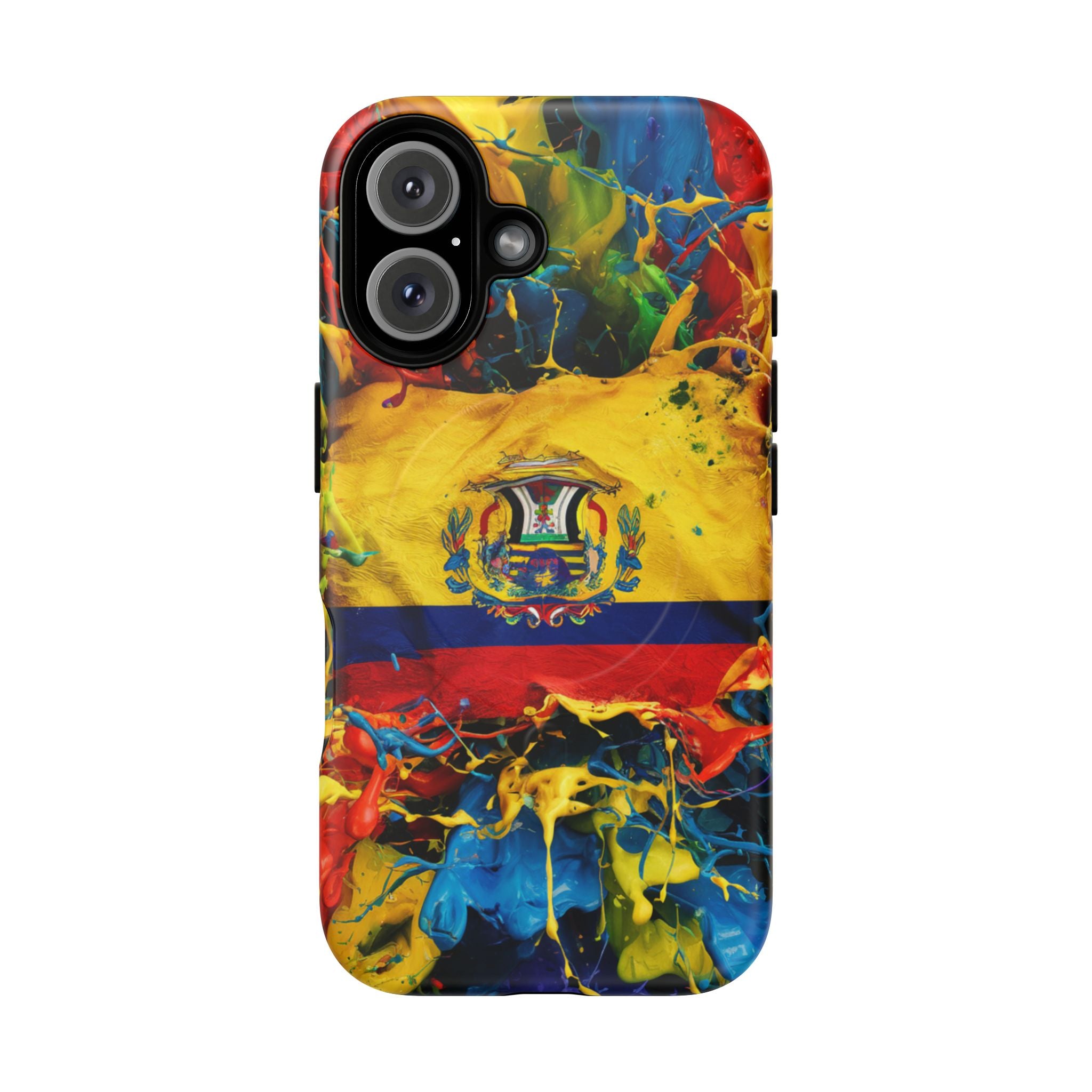 Paint Splash Phone Case, Ecuadorian design fits Iphone 14-16