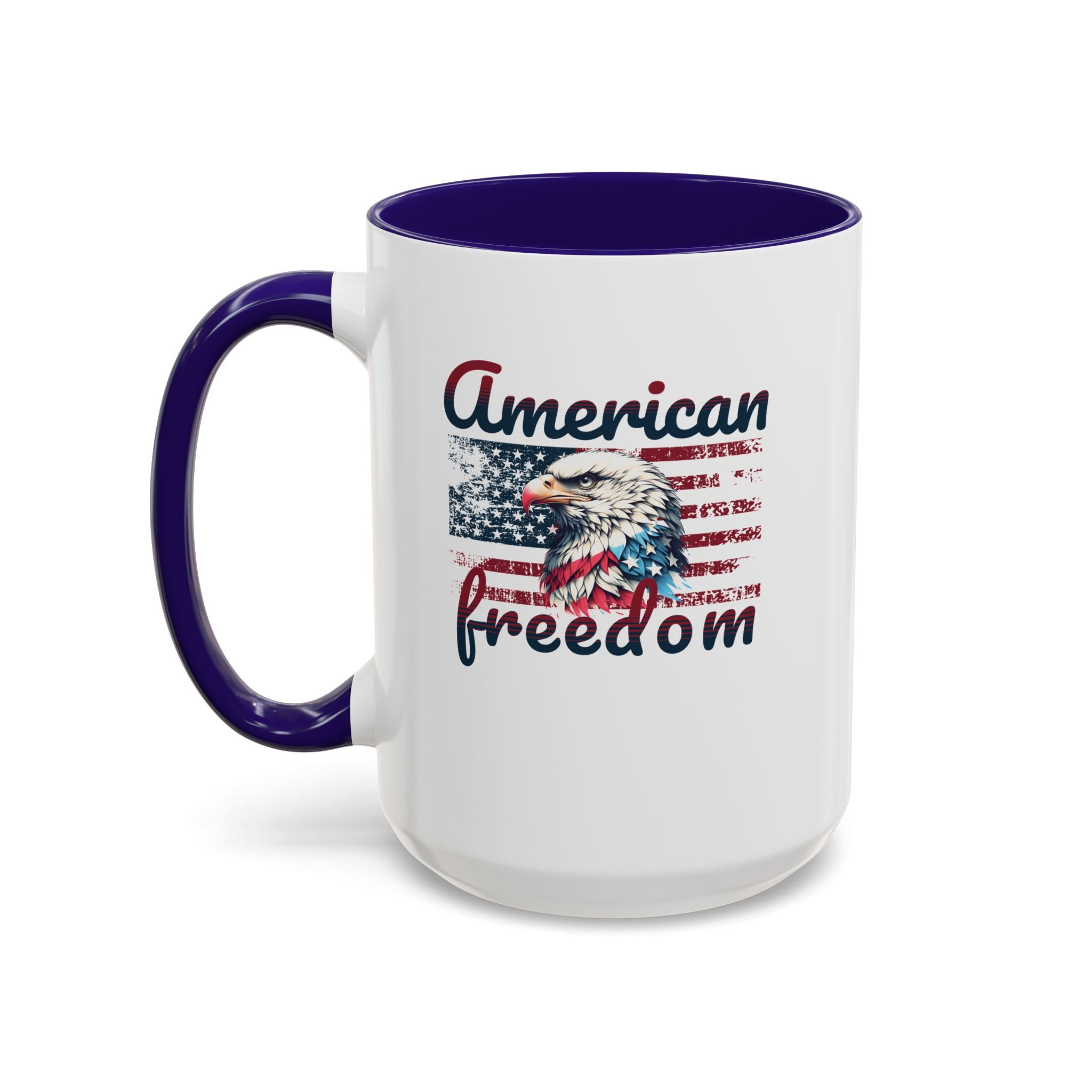 American Eagle Mug — Patriotic 15oz Coffee Cup