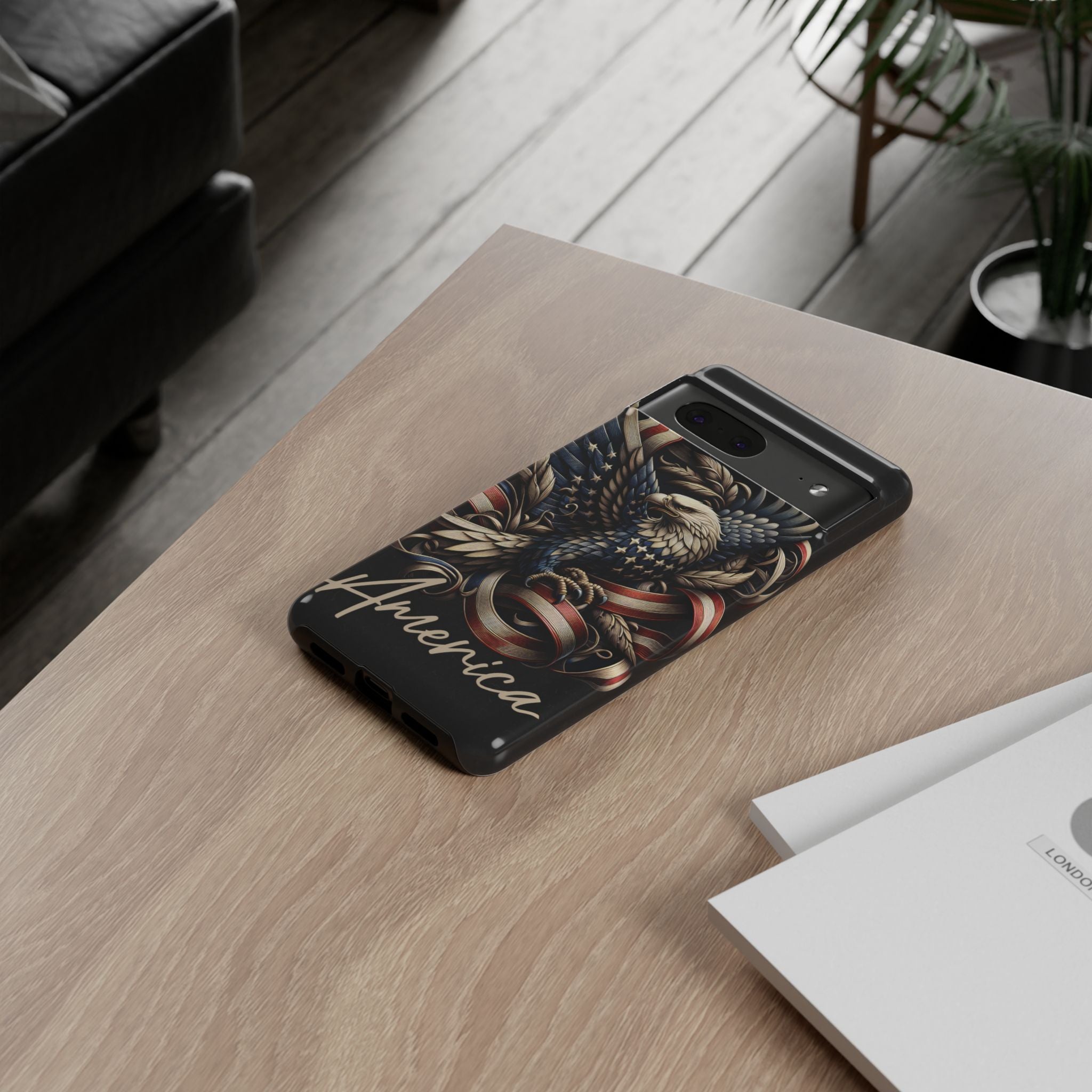 Phone Case - Patriotic American Eagle Design