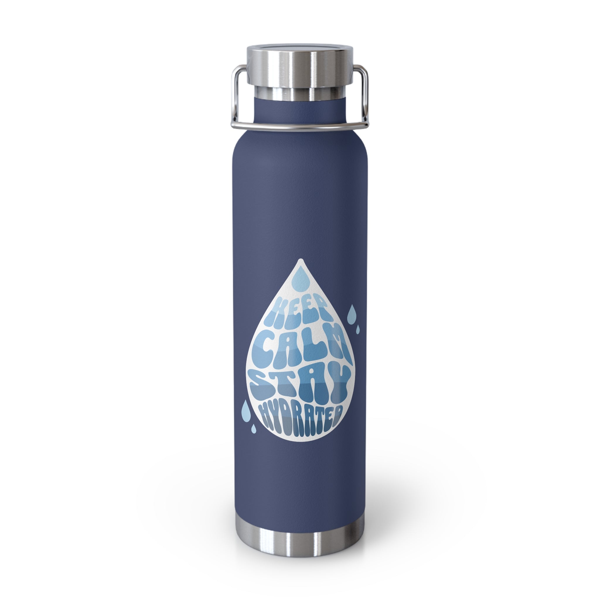 Water Bottle - Keep Calm Stay Hydrated 22oz