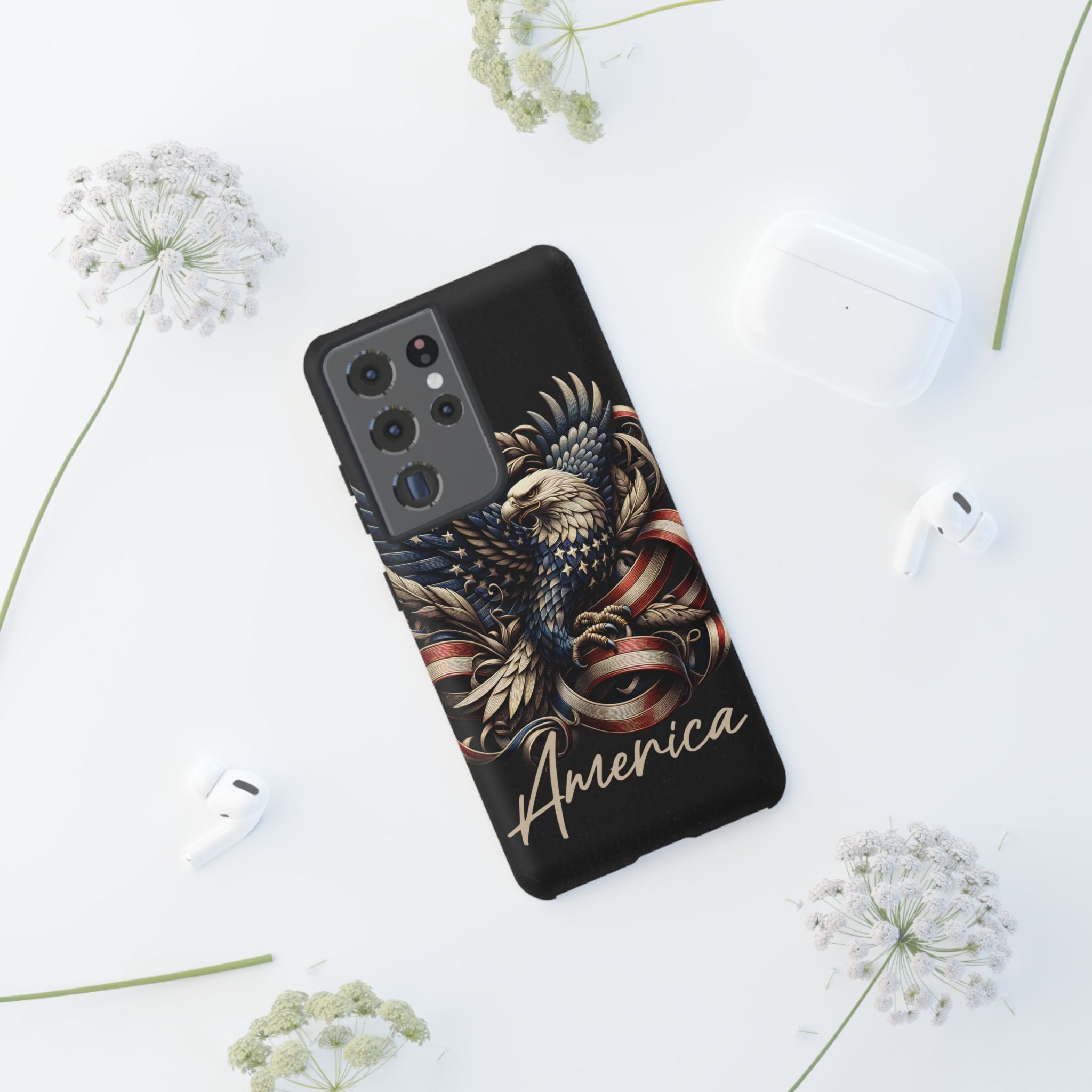 Phone Case - Patriotic American Eagle Design