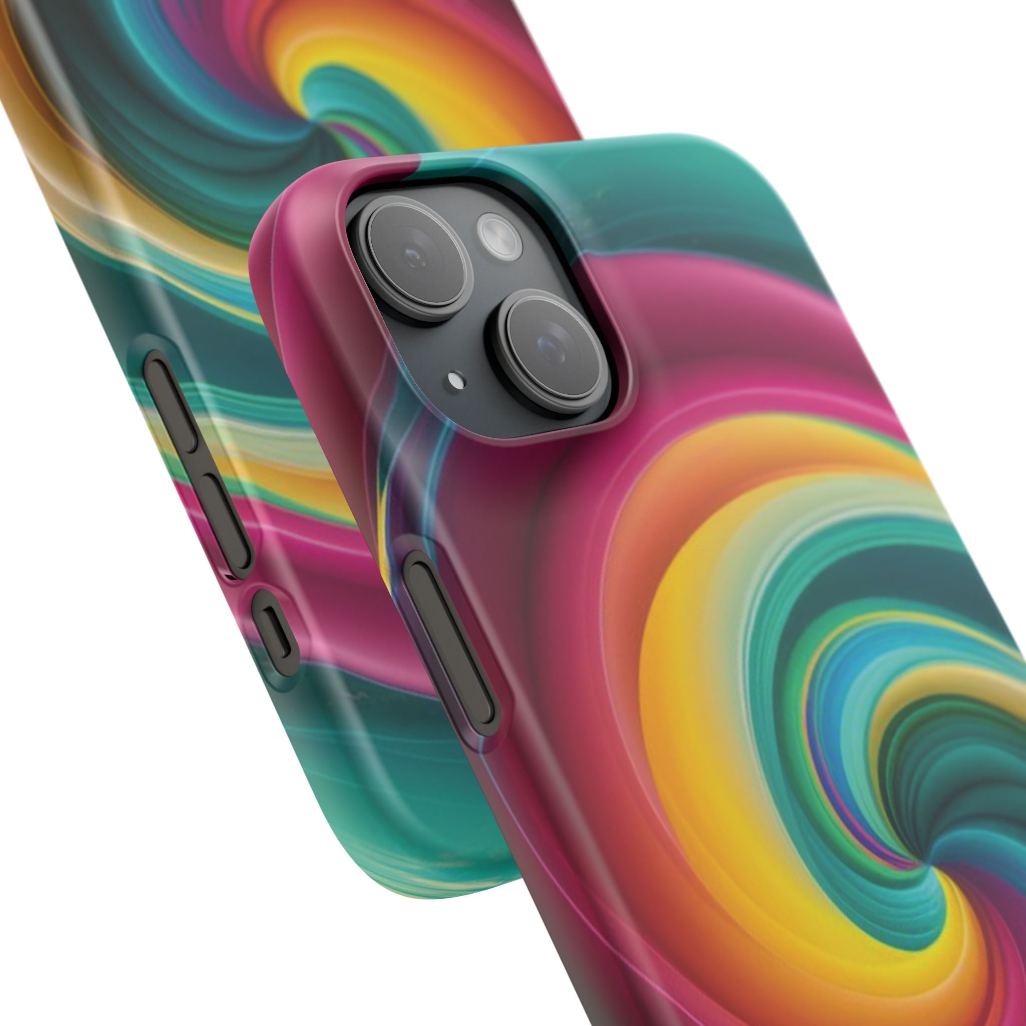 Colorful Abstract Swirl Phone Case I phone 18-13