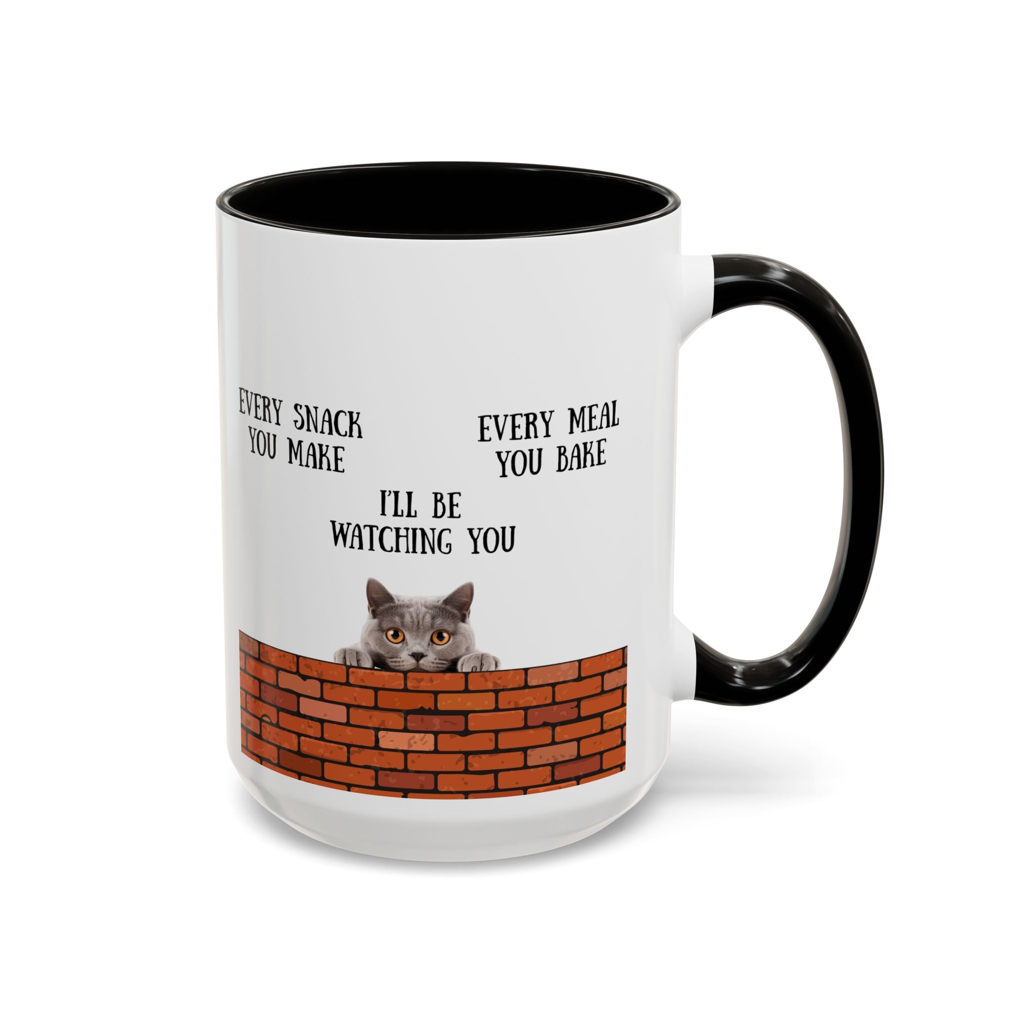 Whimsical Cat Mug with Playful Quote, Cute Coffee Cup for Cat Lovers, Gift for Home & Kitchen, Funny Drinkware