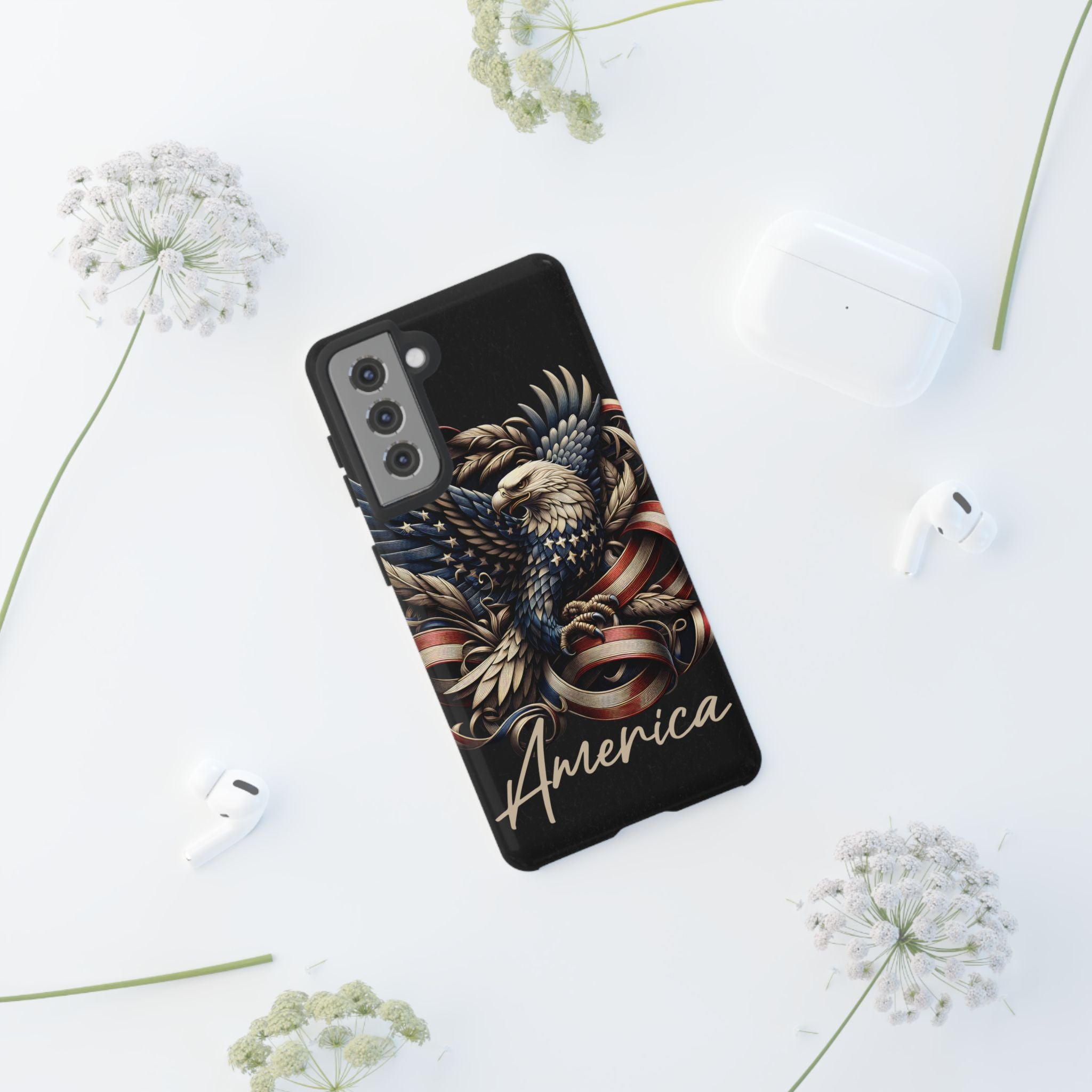 Phone Case - Patriotic American Eagle Design
