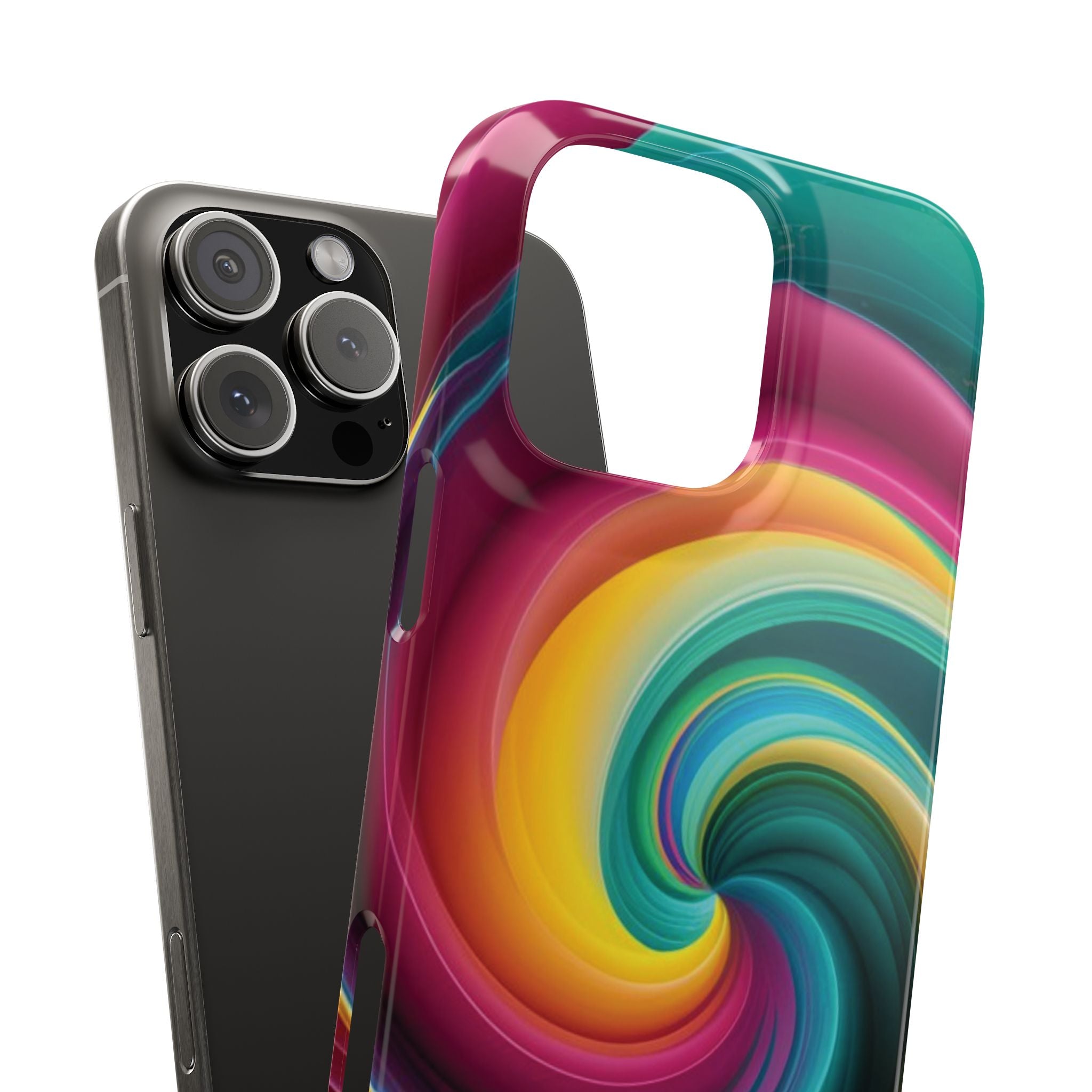 Colorful Abstract Swirl Phone Case I phone 18-13