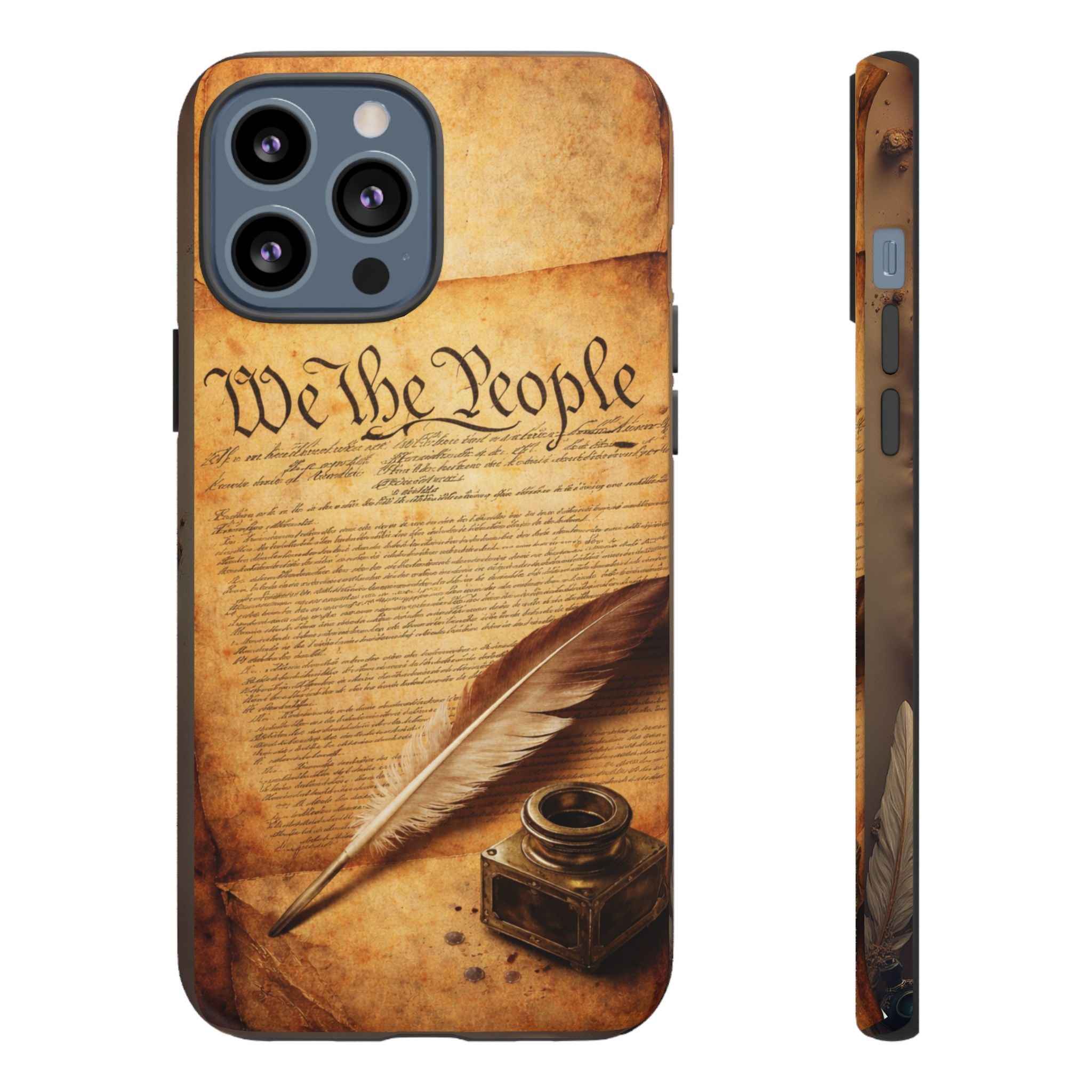 Patriotic "We The People" Phone Case — Vintage Constitution Design