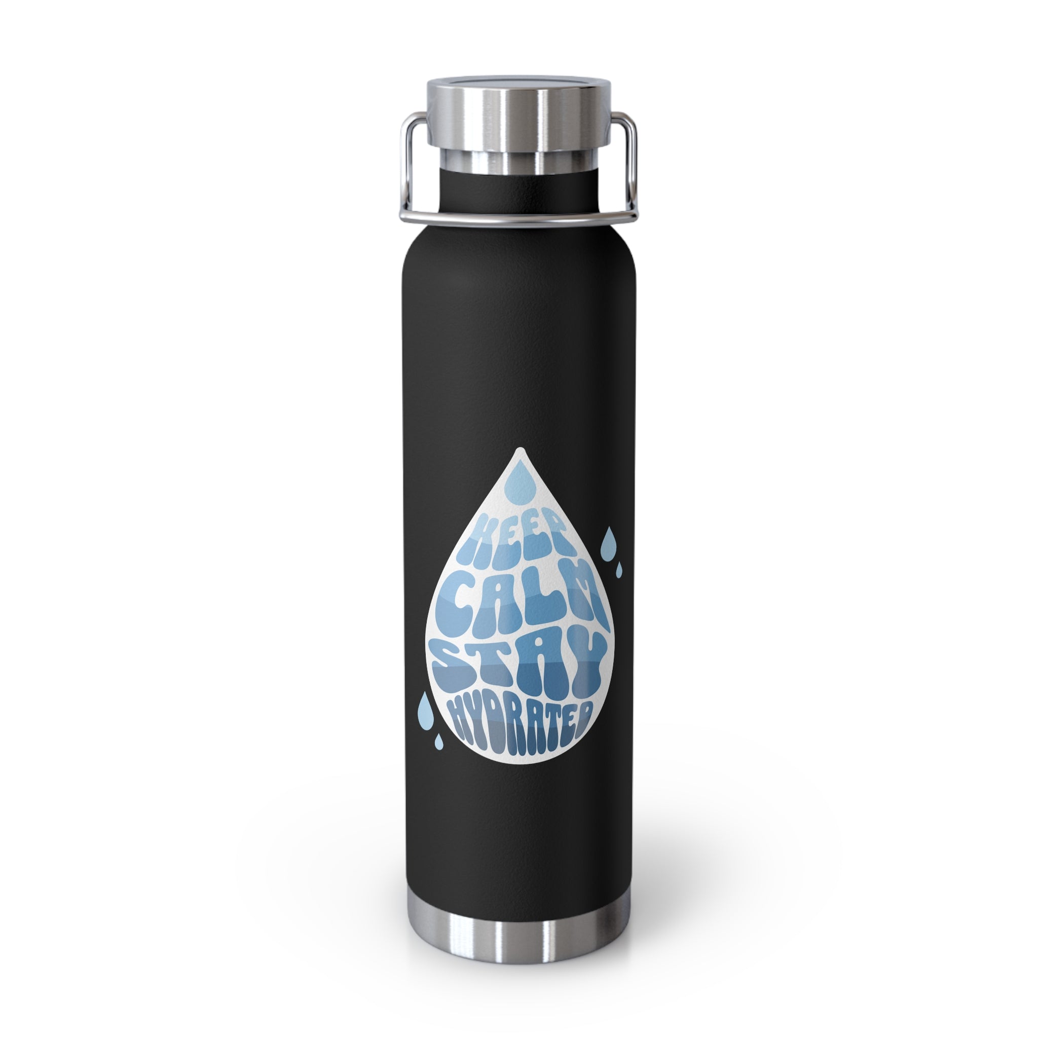 Water Bottle - Keep Calm Stay Hydrated 22oz