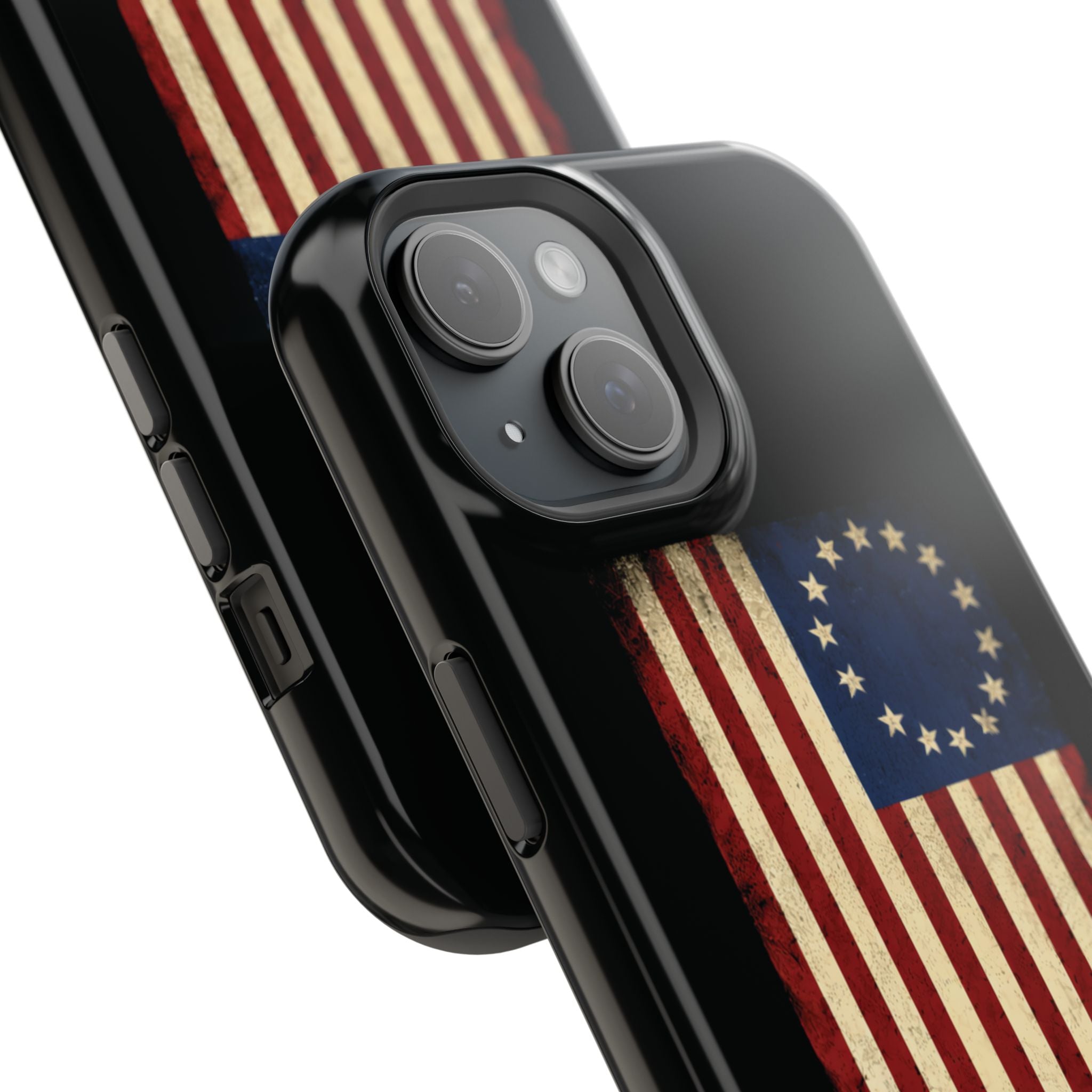 Phone Case — Vintage Betsy Ross Flag "We the People" Magnetic Impact-Resistant Case