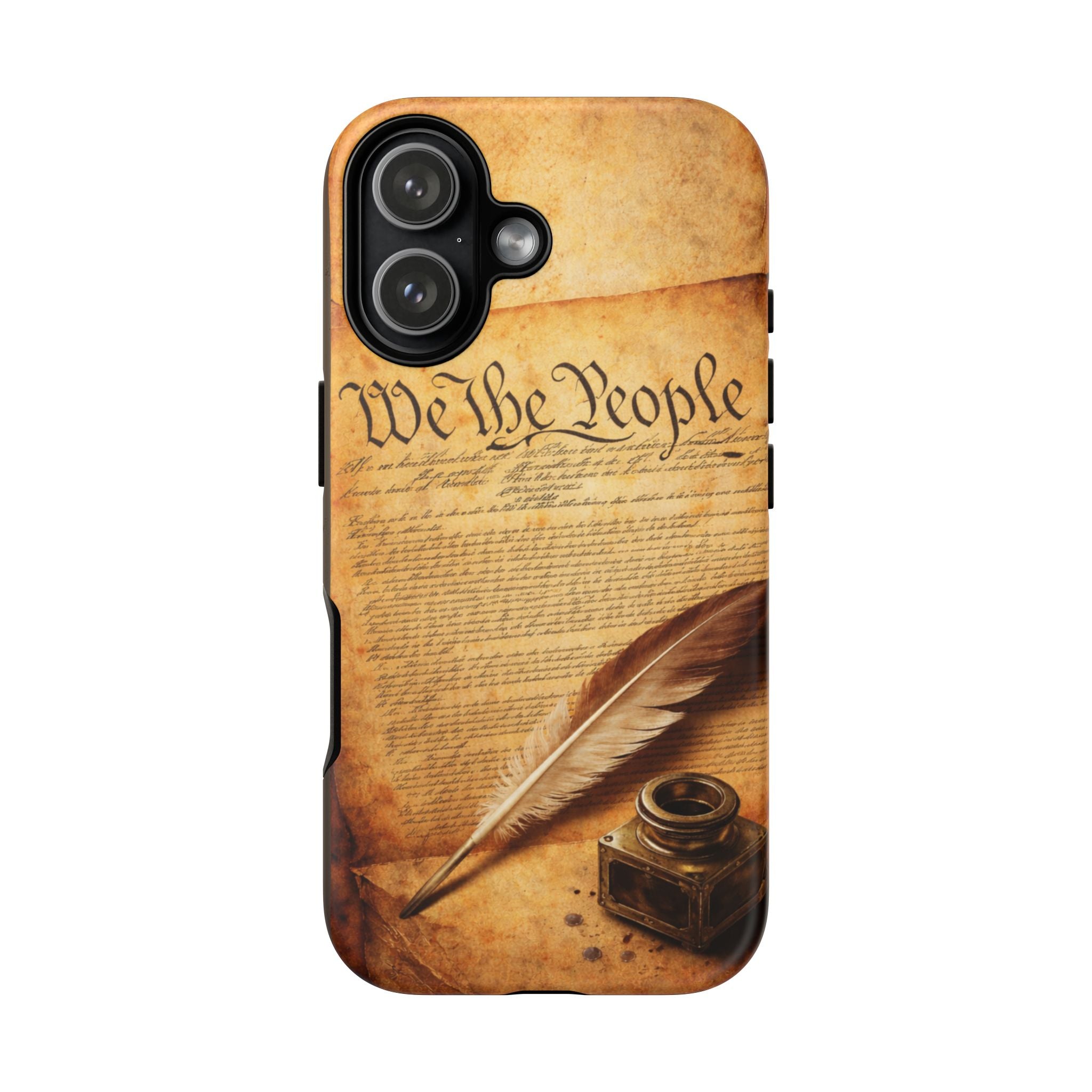 Patriotic "We The People" Phone Case — Vintage Constitution Design