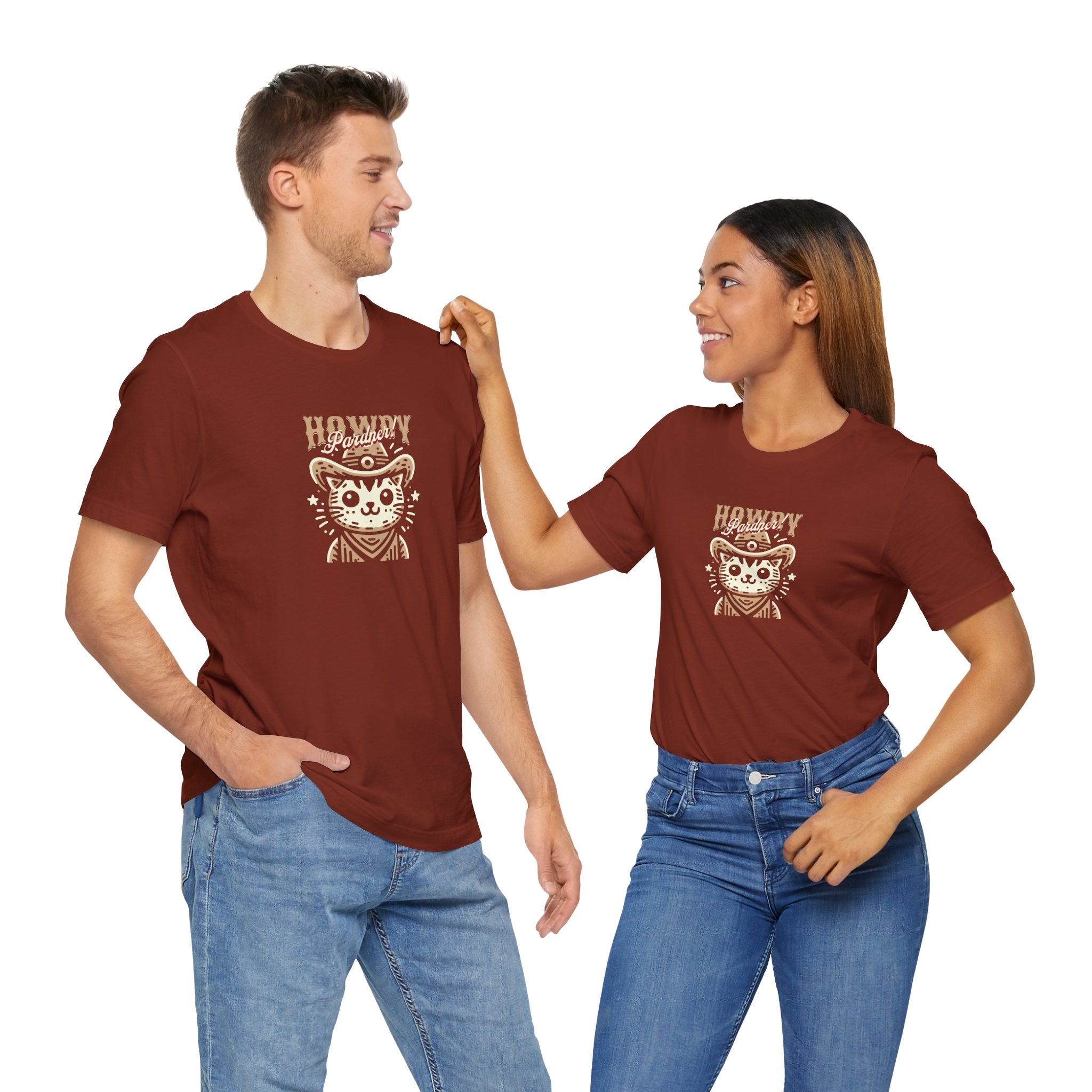 Cat Howdy Partner Tee