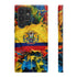 Phone Case, Ecuadorian Flag Paint Splash Design For Samsung And Google Pixel