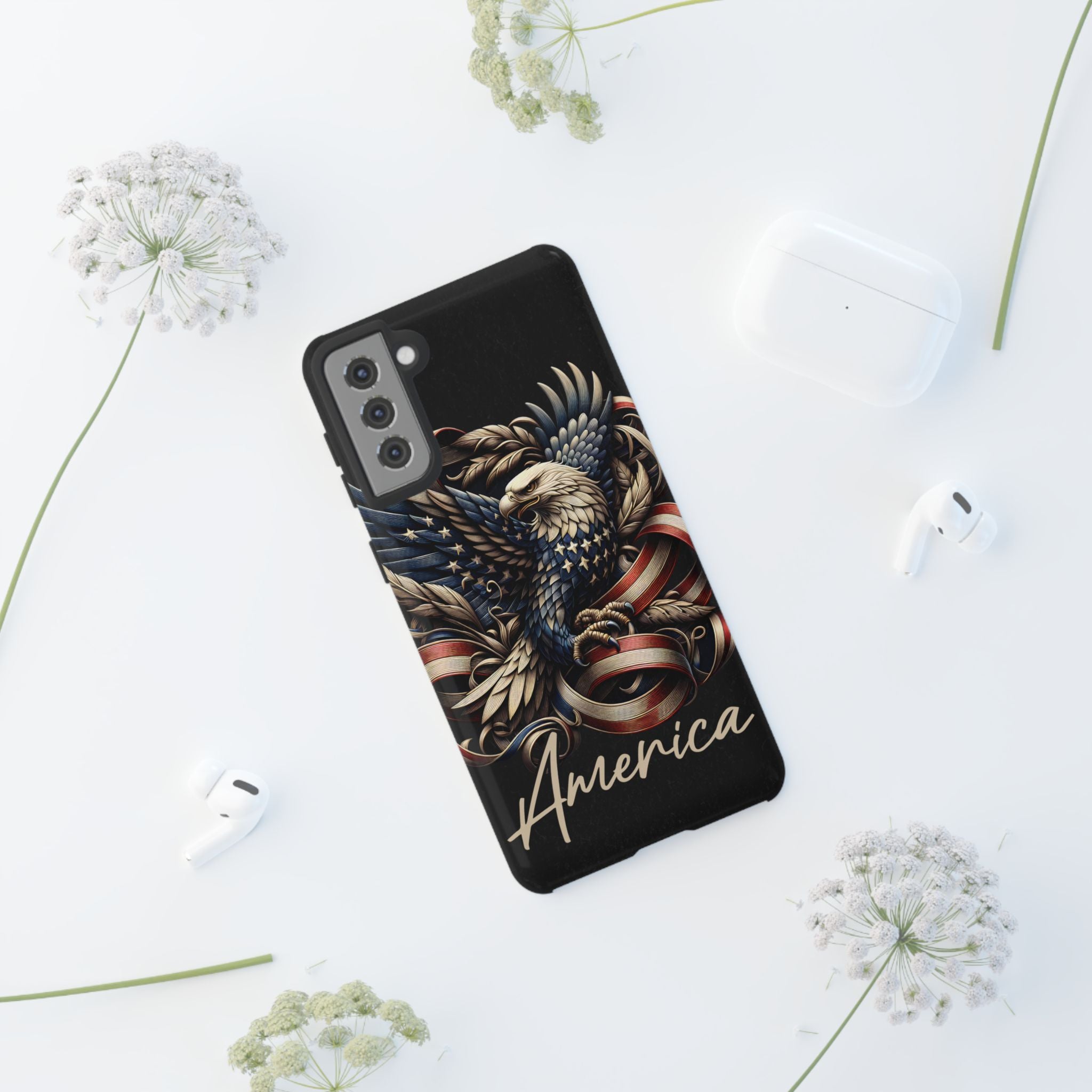 Phone Case - Patriotic American Eagle Design