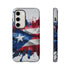 Phone Case For Samsung- Paint Splash Puerto Rican Flag