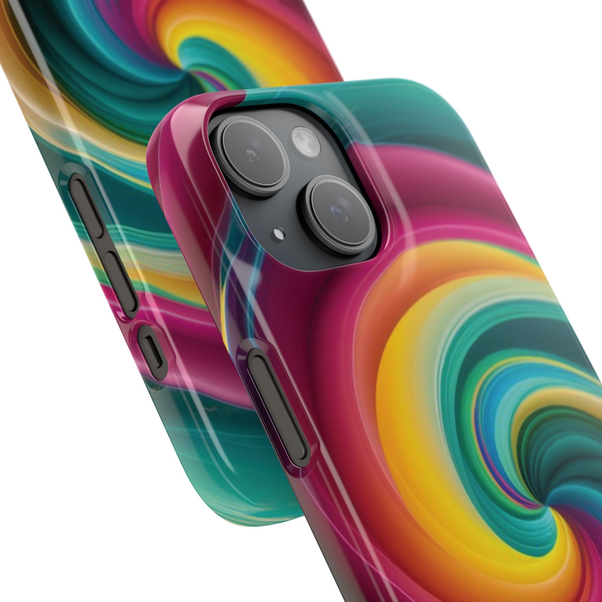 Colorful Abstract Swirl Phone Case I phone 18-13
