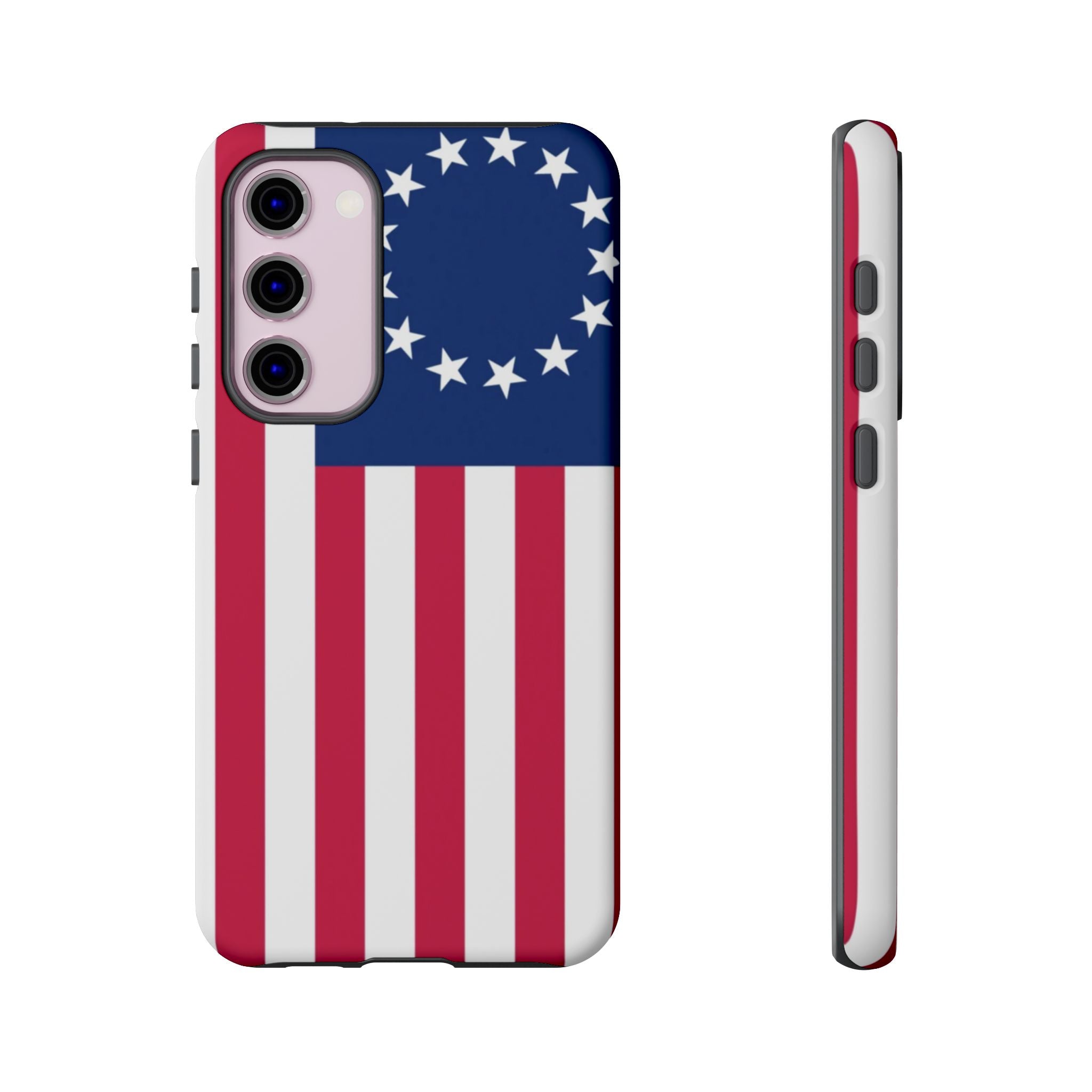 Betsy Ross Flag Tough Phone Case — Patriotic 13-Star American Protective Cover