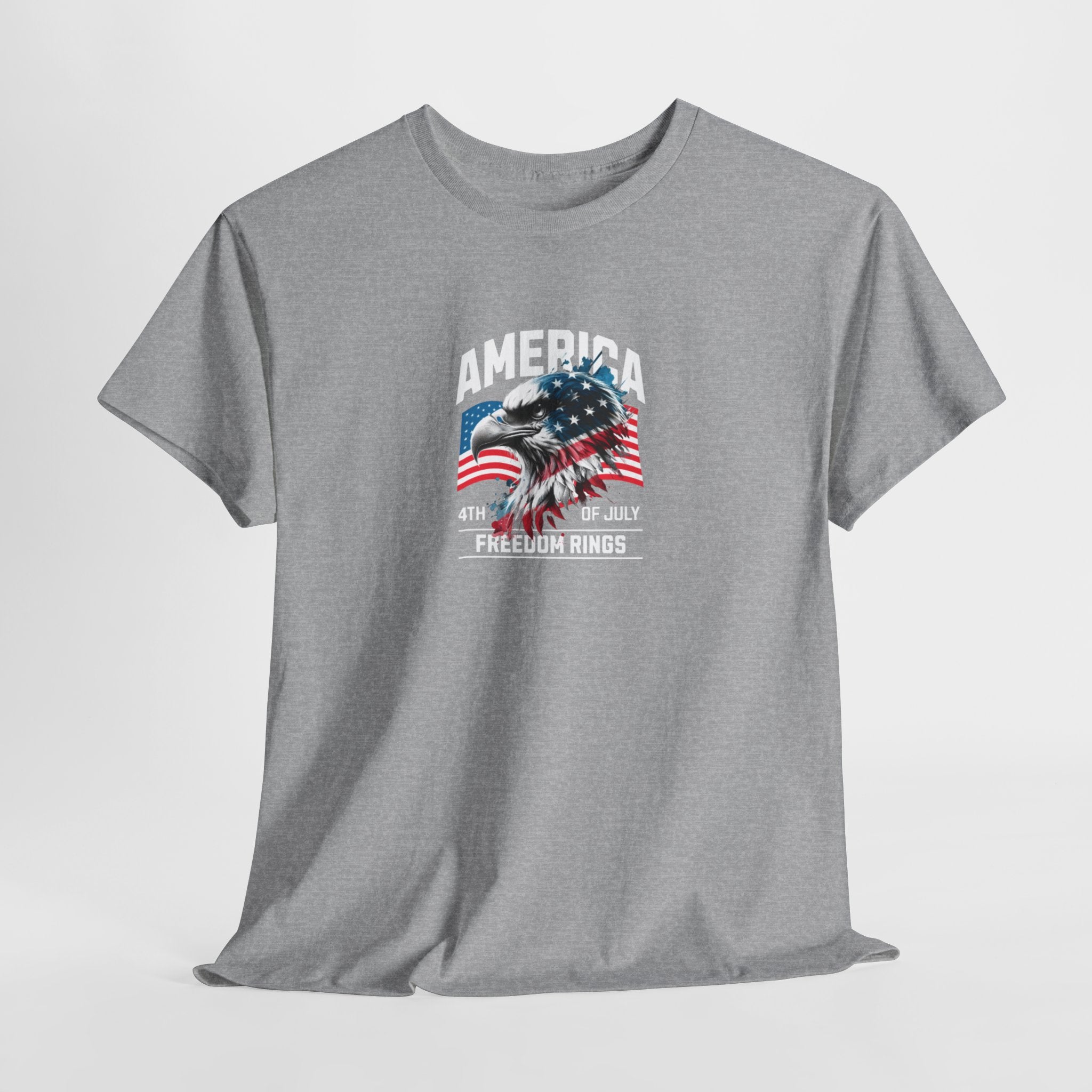 American Eagle Flag T-Shirt — Freedom Pride Patriotic Tee