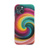 Colorful Abstract Swirl Phone Case I phone 18-13