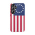 Betsy Ross Flag Tough Phone Case — Patriotic 13-Star American Protective Cover
