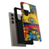Phone Case, Ecuadorian Flag Paint Splash Design For Samsung And Google Pixel