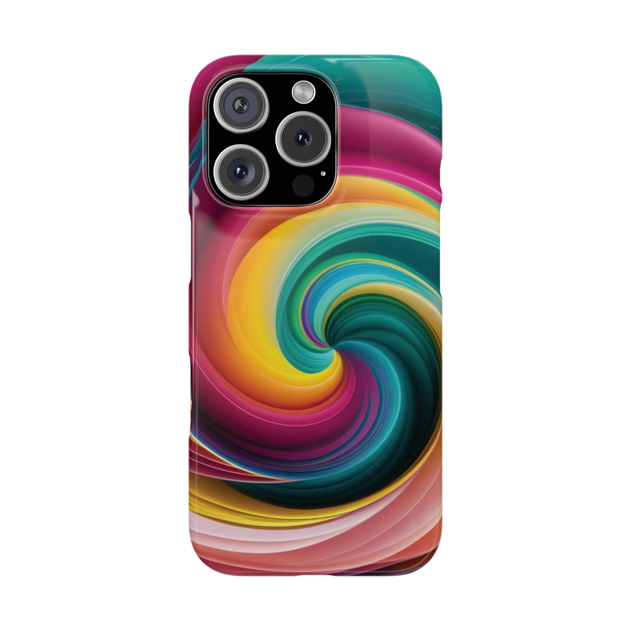 Colorful Abstract Swirl Phone Case I phone 18-13